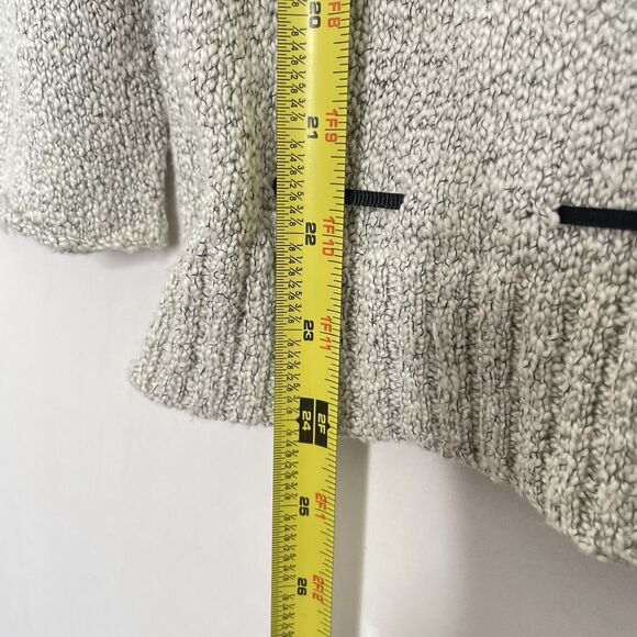 J Jill Womens Sweater 3X Gray Lagenlook Knit Drawstring Boho Comfort Easy Fit - Picture 8 of 8